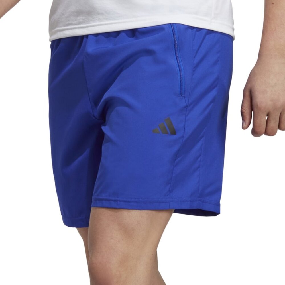 Adidas Mens Essentials Woven Training Shorts Lucid Blue.